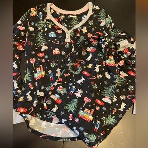 Nutcracker print pajamas